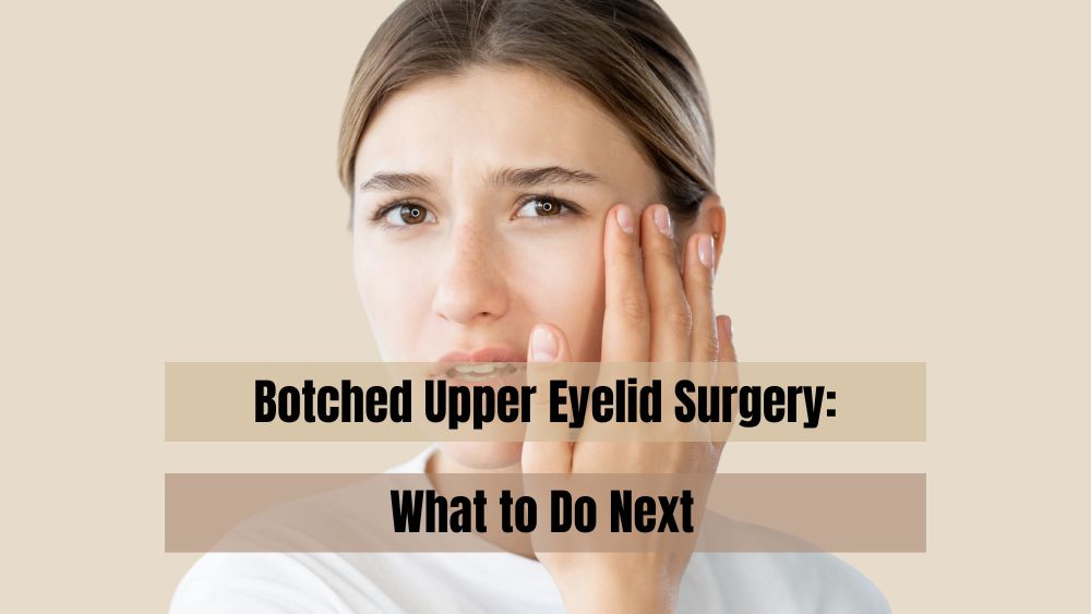 Botched Upper Eyelid Surgery- What to Do Next