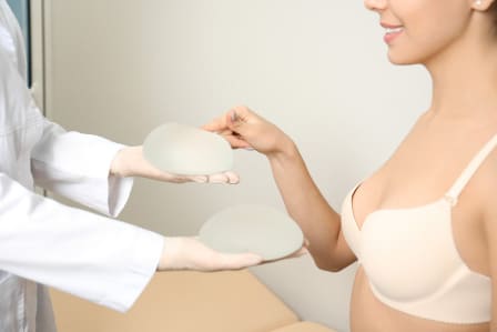 Breast augmentation consultation